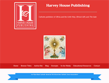 Tablet Screenshot of harveyhousepublishing.com